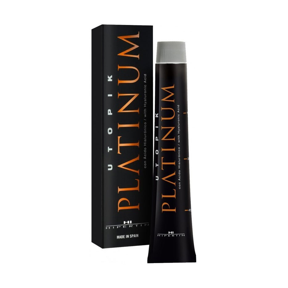 Перманентна фарба для волосся Hipertin Utopik Platinum з гіалуроновою кислотою, 5.00+ Light Chestnut Intense, 60 мл